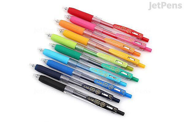 Zebra Sarasa Clip Gel Pen - 0.7 mm - 10 Color Set - ZEBRA JJB15-10CA