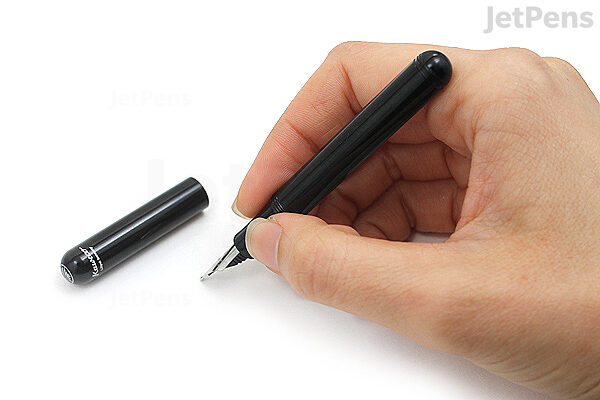 JetPens.com - Kaweco Liliput Fountain Pen - Black - Extra Fine Nib