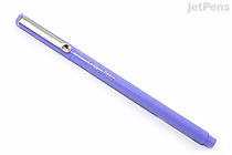 A fine-point marker pen in amethyst purple color with a clip on the cap, labeled "Marvy Le Pen."