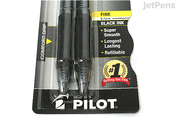 Pilot G2 Refillable Gel Pen 0.7MM - 2 Pack