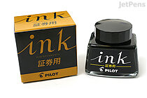 Pilot Document Ink - Black - 30 ml Bottle - PILOT INK-30-DO