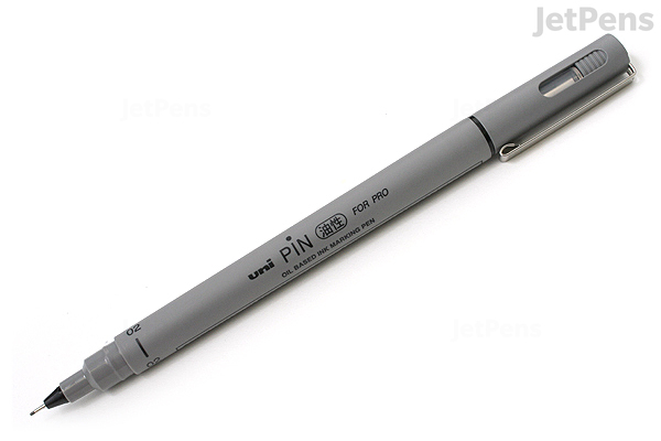 Uni Pin Pen 02 Oil Based Ink 0 55 Mm Black Ink