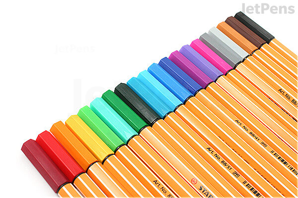 Stabilo 88 Fineliner Pen - 0.4 mm - 20 Color Set - Wallet |