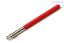 E+M Peanpole Wood Pencil Extender - Red - E+M FSC 1155-21