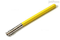 E+M Peanpole Wood Pencil Extender - Yellow - E+M FSC 1155-23
