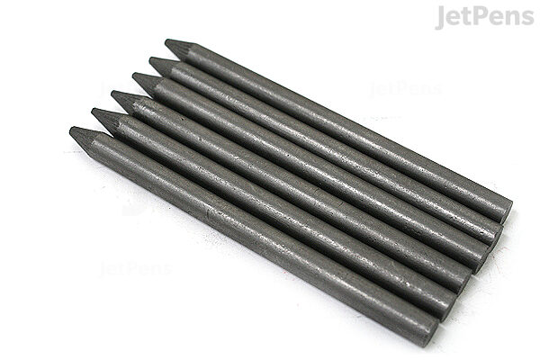 E+M Pencil Lead - 5.5 mm - Graphite HB - Pack of 6 | JetPens
