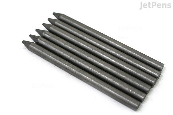 E+M Pencil Lead - 5.5 mm - Graphite HB - Pack of 6 - JetPens.com