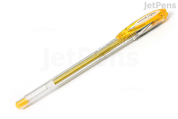Uni-Ball Signo Sparkling Glitter UM-120SP Gel Pen - 1.0 mm - Gold