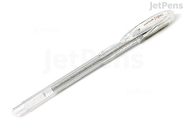 Uni-ball Signo Sparkling Glitter UM-120SP Gel Pen - 1.0 mm - Silver - UNI UM120SP.26