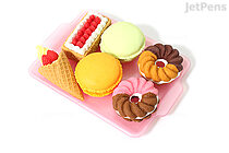 Iwako Donuts and Sweets Novelty Eraser - 6 Piece Set - IWAKO ER-BRI019