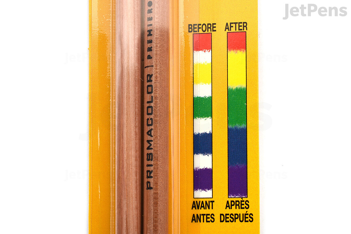 Prismacolor 2 Piece Premier Colorless Blender Pencils Plus 3 Eraser Set  Bundle 