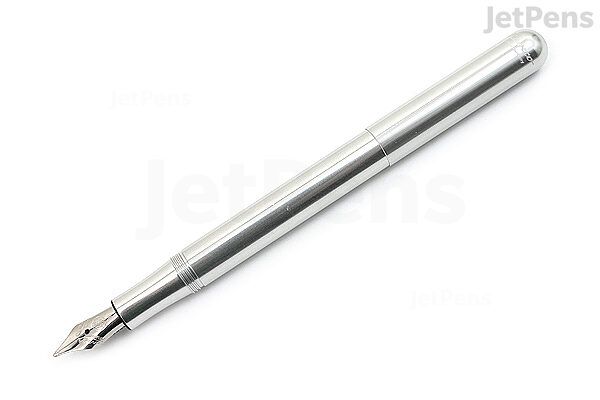 JetPens.com - Kaweco Liliput Fountain Pen - Silver - Medium Nib