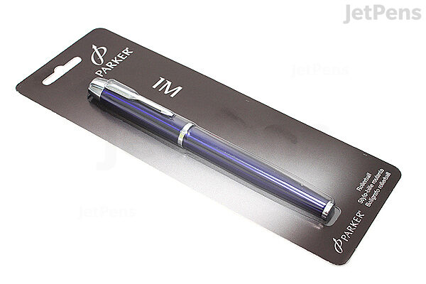 Bekwaamheid Onderdrukken Zeemeeuw Parker IM Liquid Ink Roller Ball Pen - Medium Point - Royal Blue Body -  Black Ink | JetPens