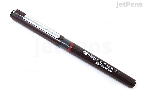 Review: Rotring Tikky Graphic Fineliner Pen (Pigment Ink) 