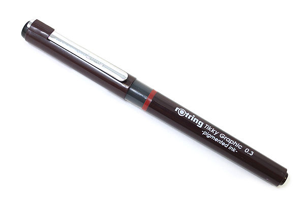 Rotring Tikky Graphic Drawing Pen - Pigment Ink - 0.3 mm - Black Ink ...