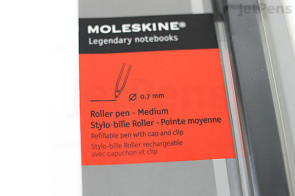 UNM Bookstore - Moleskine Classic Click Ball Pen, Black, Large Point (1. 0  MM), Black Ink