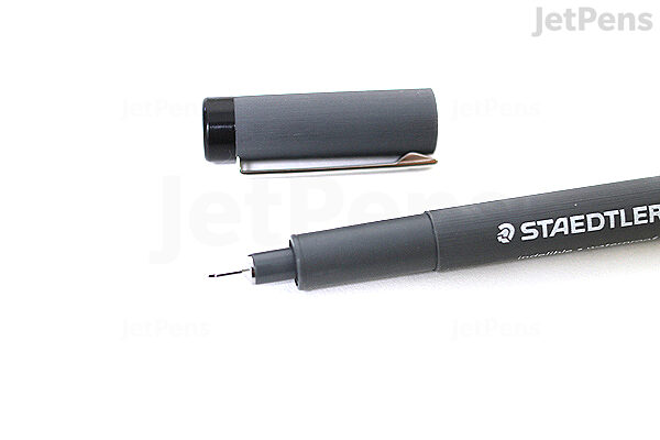 STAEDTLER Stylo-feutre Noir pointe calibrée PIGMENT LINER largeur de trait  0,1 mm