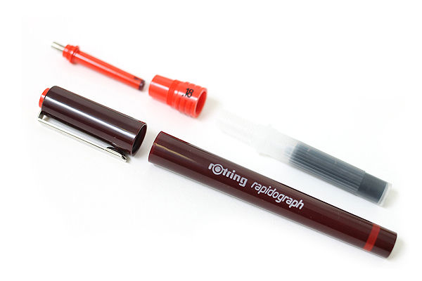 Rotring Rapidograph Pen - 0.18 mm - Black Ink - JetPens.com