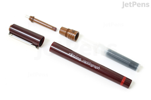 Rotring Rapidograph Pen - 0.5 mm - Black Ink | JetPens