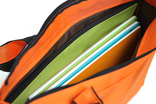 Lihit Lab Teffa 2 Way Carrying Bag - Size B4 - Orange | JetPens