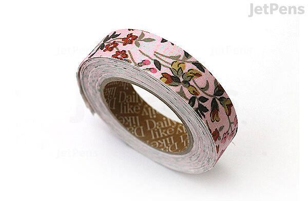 Dailylike Fabric Tape - Wild Flower - Pink | JetPens