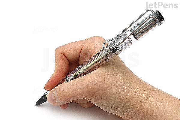 Ongelofelijk Herstellen Bijlage LAMY Vista Rollerball Pen - Medium Point - Clear Body - Black Ink | JetPens