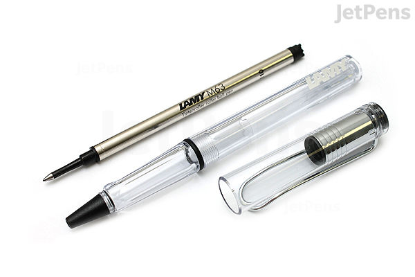 LAMY safari Rollerball Pen Medium Point Vista (Clear) JetPens