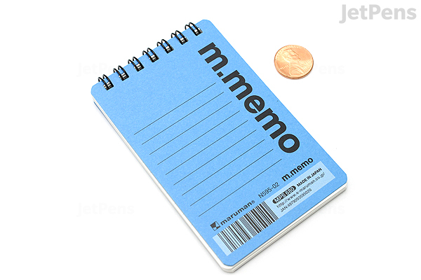 Maruman M.Memo Mini Notepad - A7 (4.1" X 2.9") - 6 mm Rule - 50 Sheet