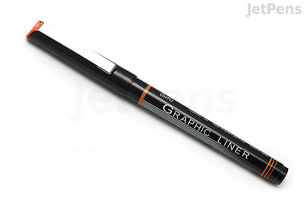 6 Black Syringe Pens + 2 Refillable Ink Drawing Pen Fine Line Pen
