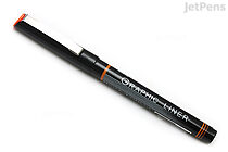 OHTO Graphic Liner Needle Point Rollerball Drawing Pen - Pigment Ink - 10 - 1.5 mm - Black - OHTO CFR-150GL10
