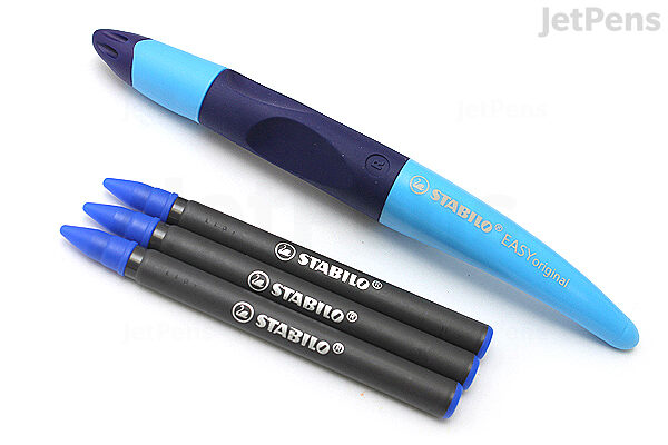 Stabilo EASYoriginal Roller Ball Pen - Handed - 0.5 mm - Blue Body - Blue | JetPens