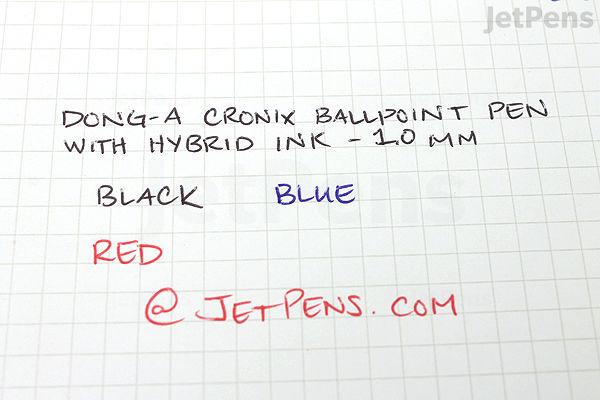 Codonix Ink Dong-A Cronix Ballpoint Pen with Hybrid Ink - 1.0 mm - Blue Ink | JetPens