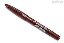Pentel Fude Touch Brush Sign Pen - Brown - PENTEL SES15C-E