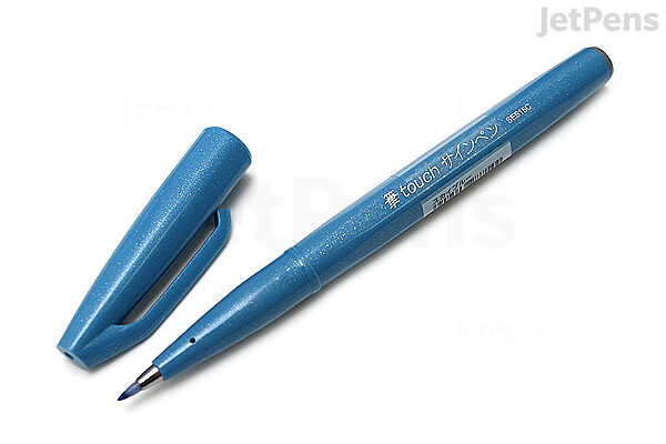 functie tuin opvolger Pentel Fude Touch Brush Sign Pen - Sky Blue | JetPens