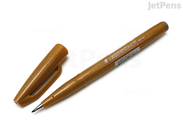 Pentel Brush Sign Pen Twin - Ochre
