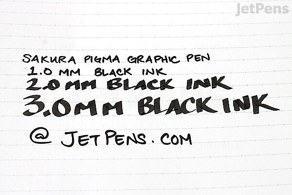 Sakura of America Pigma Graphic Calligraphy Pen, 1 mm, Black Ink