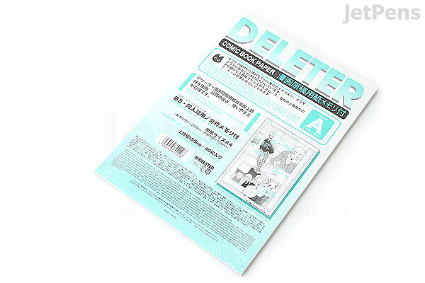 Deleter Comic Paper - A4 - with Scale - 135 kg - 40 Sheets