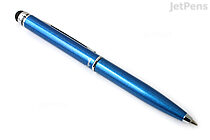 Monteverde Poquito Ballpoint Pen + Stylus - 0.7 mm - Cobalt Blue Body - Black Ink - MONTEVERDE MV10102