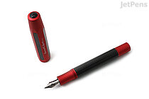 Kaweco AC Sport Carbon Fountain Pen - Red - Extra Fine Nib - KAWECO 10000469