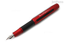Kaweco AC Sport Carbon Fountain Pen - Red - Broad Nib - KAWECO 10000356