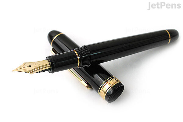 Platinum 3776 Century Black Gold Music Pen