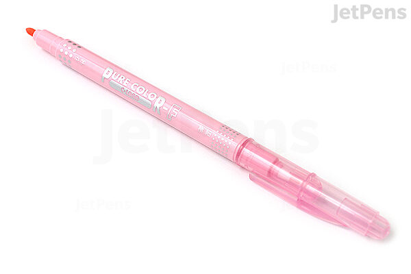 Veilig Streven fictie Uni Mitsubishi Pure Color-F Double-Sided Sign Pen - 0.8 mm + 0.4 mm - Light  Pink | JetPens