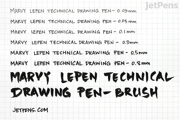 Marvy Drawing Pen - Black - 1.0 mm