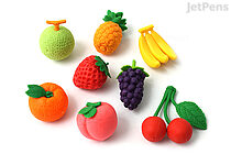 Iwako Fruit Novelty Eraser - 8 Piece Set - IWAKO ER-BRI024