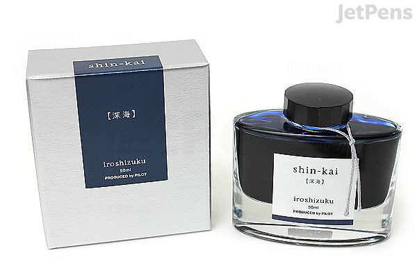 Ink: Pilot Iroshizuku Fountain Pen Ink 50 ml Shin-kai Deep Sea (Blue