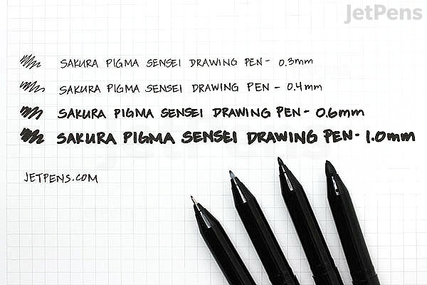 Sakura PIGMA SENSEI MANGA COMIC-6pk Pen Pencil Art Set 