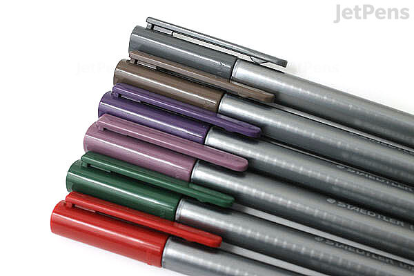 Staedtler Triplus Fineliner Pen - 0.3 mm - Nature Colors - 6 Color