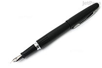 Pilot Metropolitan Fountain Pen - Black Plain - Fine Nib - PILOT MRFC1BLKFBLKP