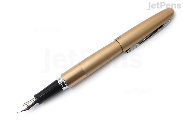 Pilot Metropolitan Fountain Pen Gold Plain Fine JetPens