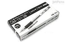 Uni-ball Signo UM-151 Gel Pen - 0.28 mm - Black - 10 Pen Pack - UNI UM15128.24 10SET